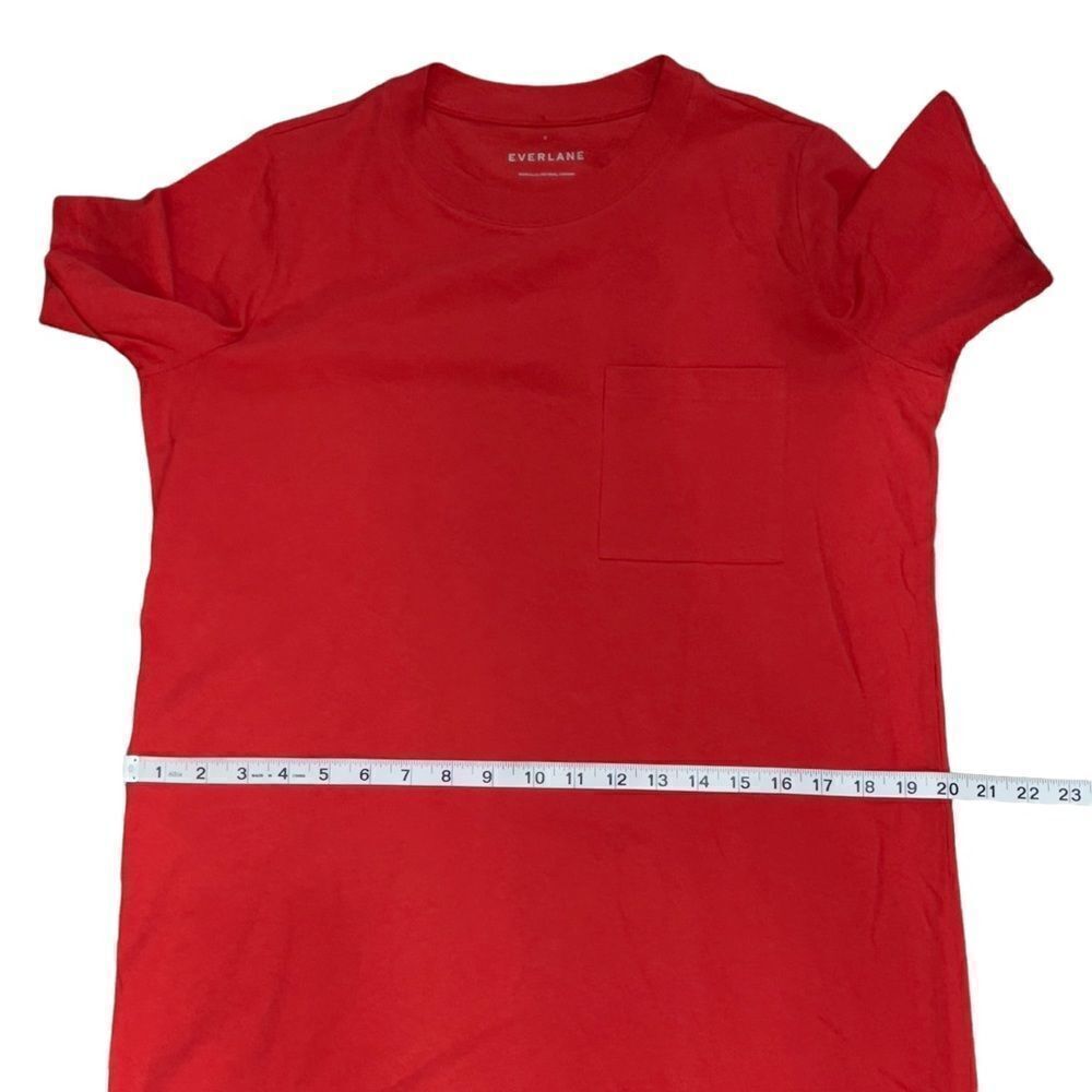 Everlane Red T-Shirt Dress - Picture 9 of 13